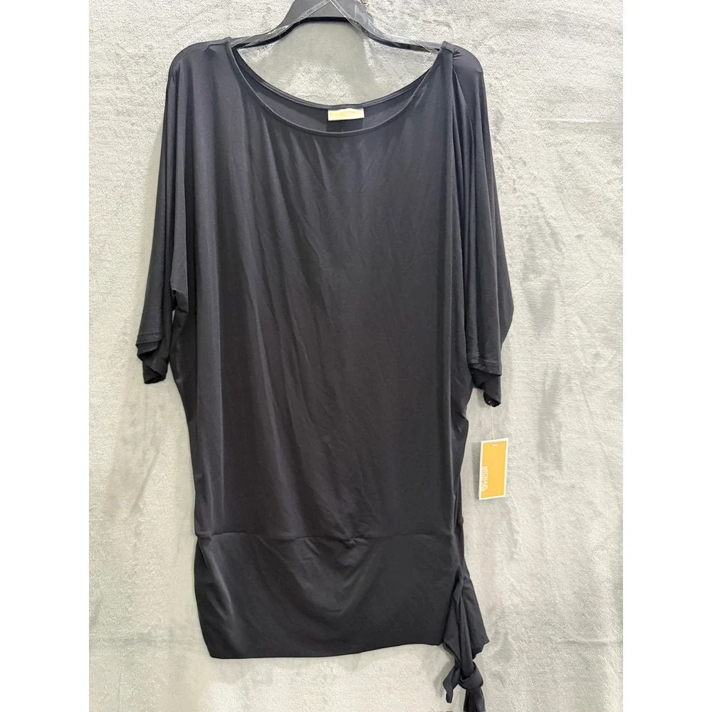 NWT MICHAEL Michael Kors Women's Side-Tie Swim Cover-Up XS $88